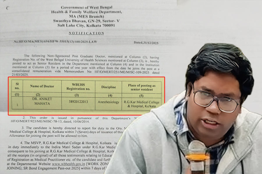JDF ছাড়ার দিনই আর জি করে পোস্টিং অনিকেতের! ভাইরাল স্বাস্থ্যদপ্তরের বিজ্ঞপ্তি