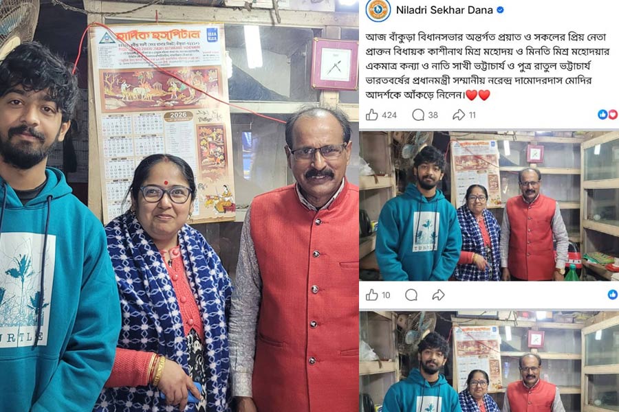 ফেসবুক ‘রাজনীতি’র ফাঁদে প্রয়াত তৃণমূল নেতার পরিবার! বিজেপি বিধায়কের পোস্টে বিতর্ক