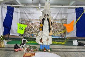 বাগদেবীর আরাধনায় SIR প্রতিবাদ, বালিগঞ্জ সায়েন্স কলেজের থিম ঘিরে চড়ছে রাজনৈতিক উত্তাপ