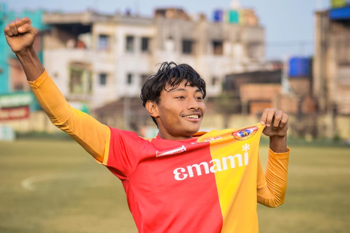 রিকির জোড়া গোল, ছোটদের ডার্বিতে মোহনবাগানকে হারিয়ে কোচকে কৃতিত্ব ইস্টবেঙ্গল ফুটবলার