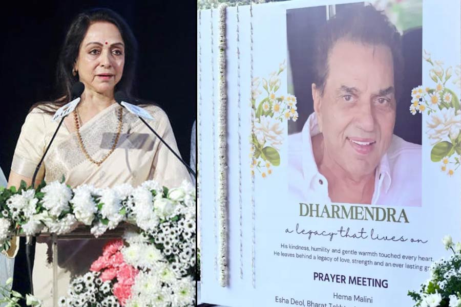 কেন ধর্মেন্দ্রর পৃথক স্মরণসভার আয়োজন? নীরবতা ভাঙলেন হেমা