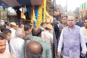 সাধারণতন্ত্র দিবসে ভারতমাতার পুজোমণ্ডপে অগ্নিকাণ্ড, ষড়যন্ত্রের বিরুদ্ধে হুঁশিয়ারি বিজেপি নেতা কৌস্তভের