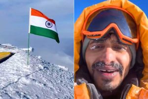 বিনা অক্সিজেনে ইউরোপের সর্বোচ্চ শৃঙ্গে ২৪ ঘণ্টা! বিশ্বরেকর্ড ভারতীয় পর্বতারোহীর, পারলেন কীভাবে?