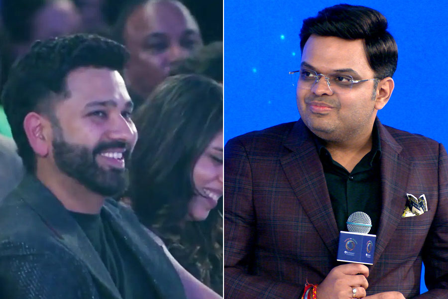 সূর্যর সামনেই রোহিতকে ‘অধিনায়ক’ সম্বোধন জয় শাহর, ভুল করে না ইচ্ছাকৃত?