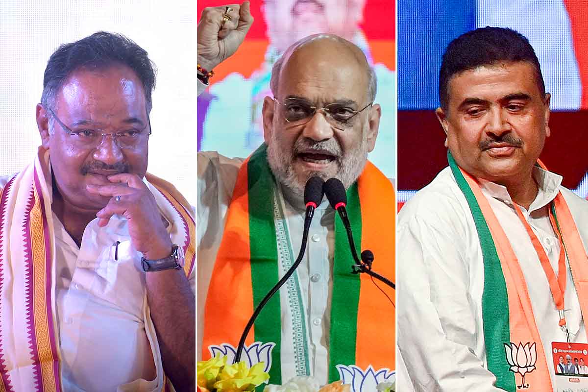 ঠাসা কর্মসূচি নিয়ে ফের কলকাতায় শাহ, হোটেলে পৌঁছেই শমীক-শুভেন্দুদের সঙ্গে হাই-ভোল্টেজ বৈঠক
