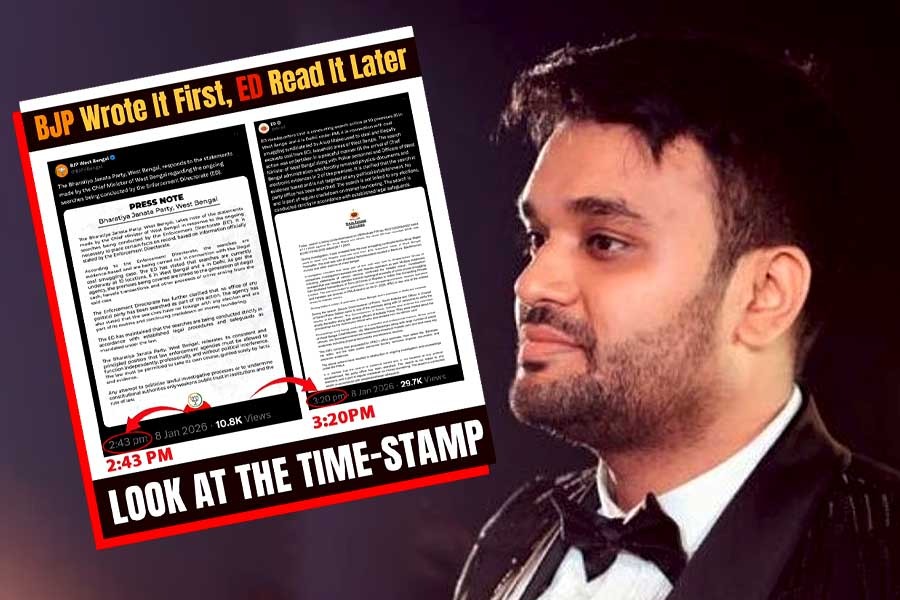 আইপ্যাকে হানা নিয়ে ইডির বয়ান লেখা হয় বিজেপি দপ্তরে! ‘প্রমাণ’ দিল তৃণমূল