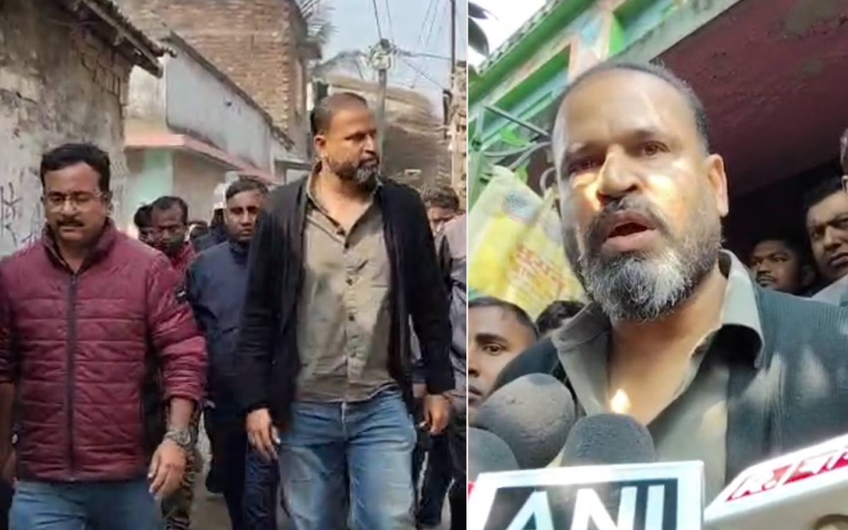নিহত আলাউদ্দিনের বাড়িতে ইউসুফ, ‘ভুল বুঝিয়ে উসকানি’, বেলডাঙা অশান্তিতে মন্তব্য সাংসদের