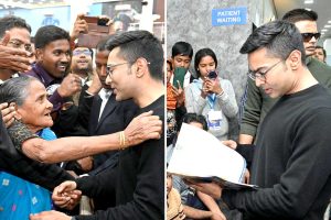 অসহায়ের পাশে, ডায়মন্ড হারবারে সেবাশ্রয়ে চিকিৎসা নিয়ে বৃদ্ধাকে আশ্বস্ত করলেন অভিষেক