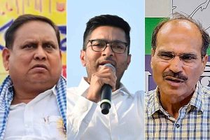 বহরমপুর থেকে ‘বিজেপির ডামি’ অধীরকে আক্রমণ অভিষেকের, তোপ ‘নয়া এজেন্ট’ হুমায়ুনকেও