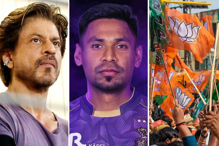 ‘হিন্দুদের জয়’, শাহরুখের কেকেআর থেকে মুস্তাফিজুর বাদ পড়তেই উচ্ছ্বসিত বিজেপি