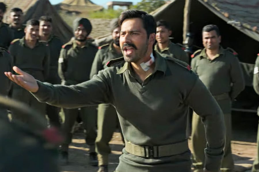 Actor Varun Dhawan in Border 2