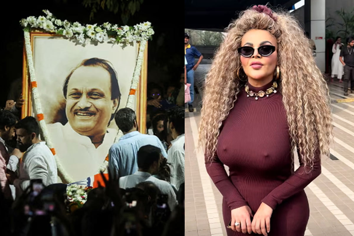 পওয়ারের শেষকৃত্যে ‘নিপল ড্রেসে’ রাখি সাওয়ান্ত! আইটেম গার্লের ‘অসভ্যতা’ দেখে চোখ ঢাকছে নেটপাড়া