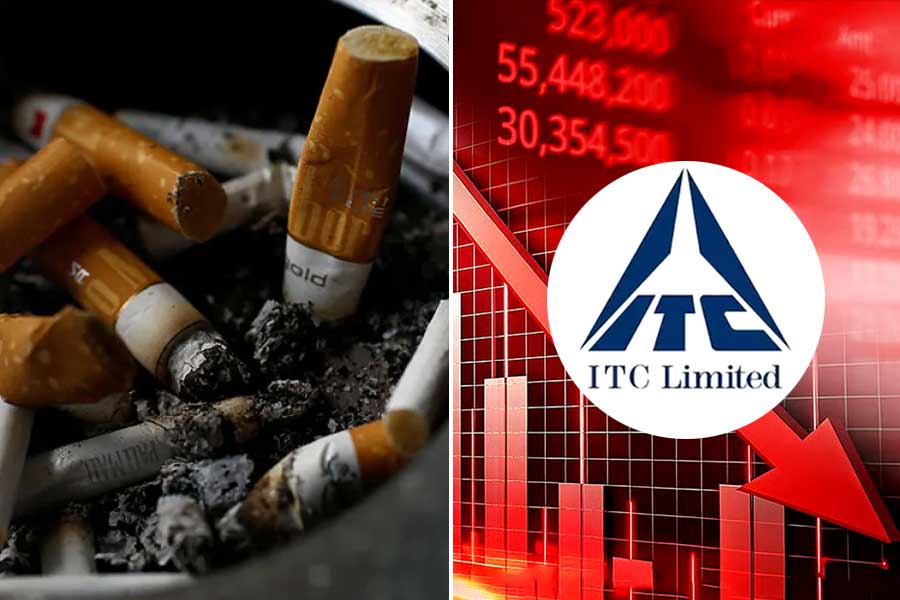 তামাকে ট্যাক্স বাড়তেই ITC-র শেয়ারে ধস, জিএসটি-র বোঝায় নুয়ে পড়ল সিগারেট প্রস্তুতকারী সংস্থা