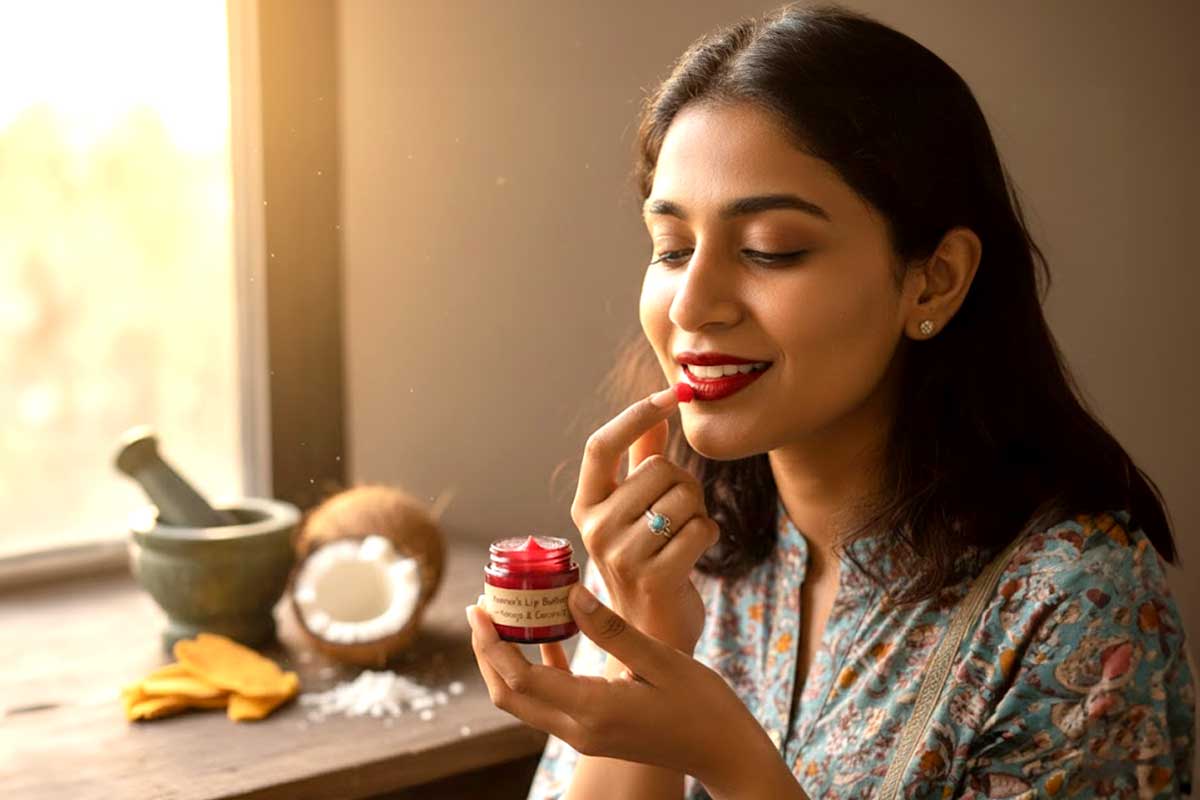 শীতে ঠোঁট ও গালে আসুক গোলাপী আভা, বাড়িতেই বানান হার্বাল টিন্ট