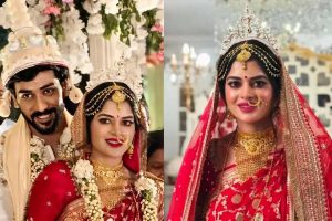 নানা স্বাদের কাবাব, পাঁঠার মাংস থেকে মিষ্টি, আর কী কী ছিল মধুমিতার বিয়ের এলাহি মেনুতে?