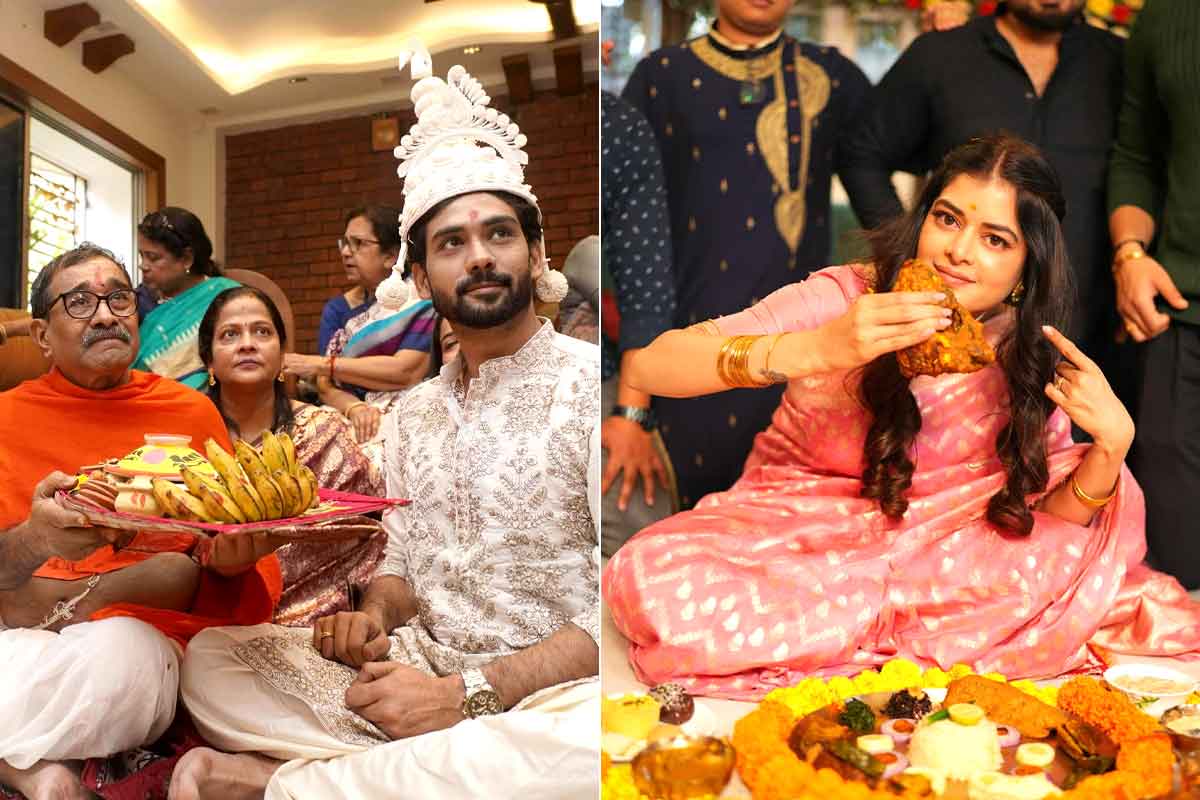বসন্ত পঞ্চমীর রাতেই মালাবদল, জমজমাট মধুমিতার আইবুড়ো ভাত, বৃদ্ধি সারলেন দেবমাল্য