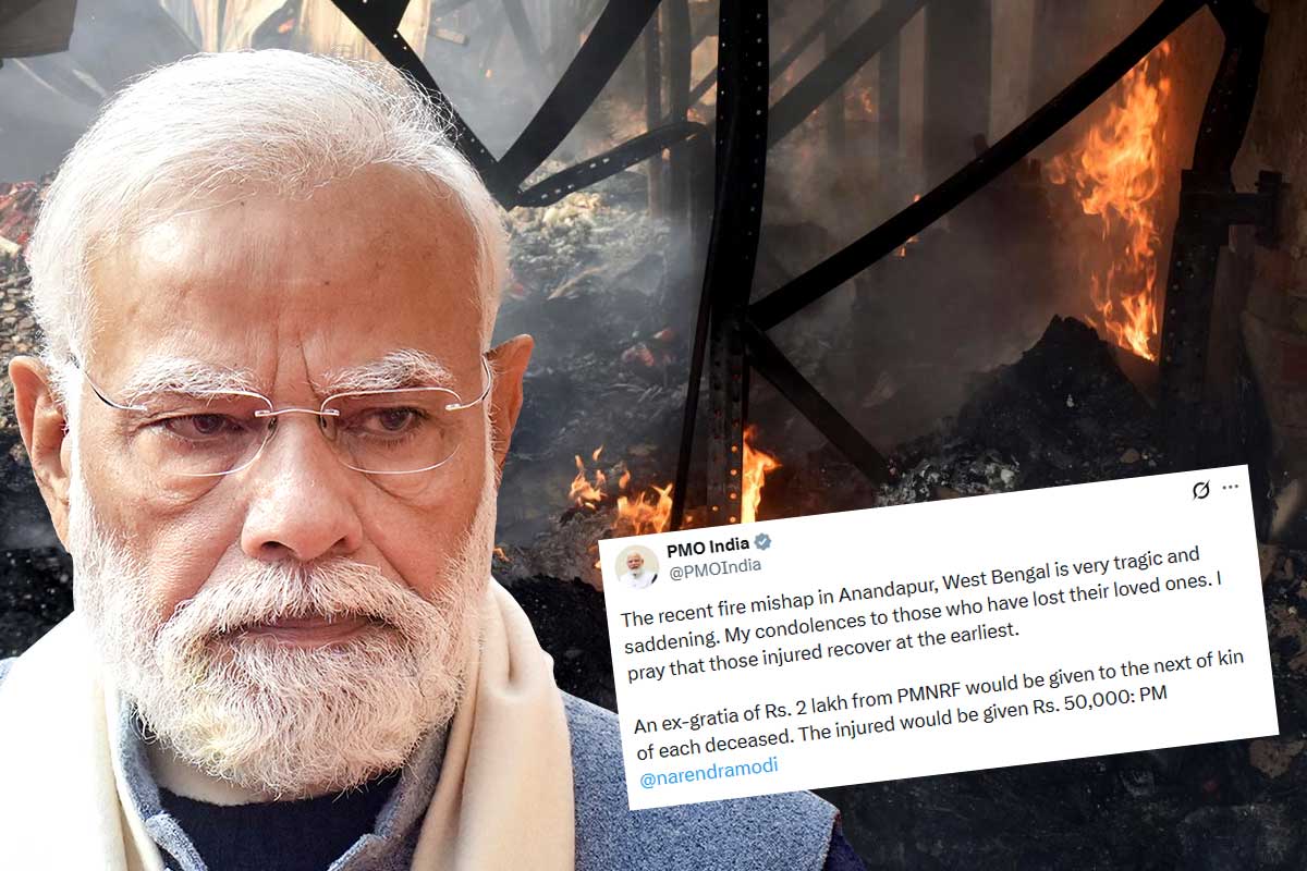 নজরে বাংলার ভোট! আনন্দপুর অগ্নিকাণ্ডে হতাহতদের জন্য আর্থিক সাহায্য ঘোষণা প্রধামন্ত্রী মোদির