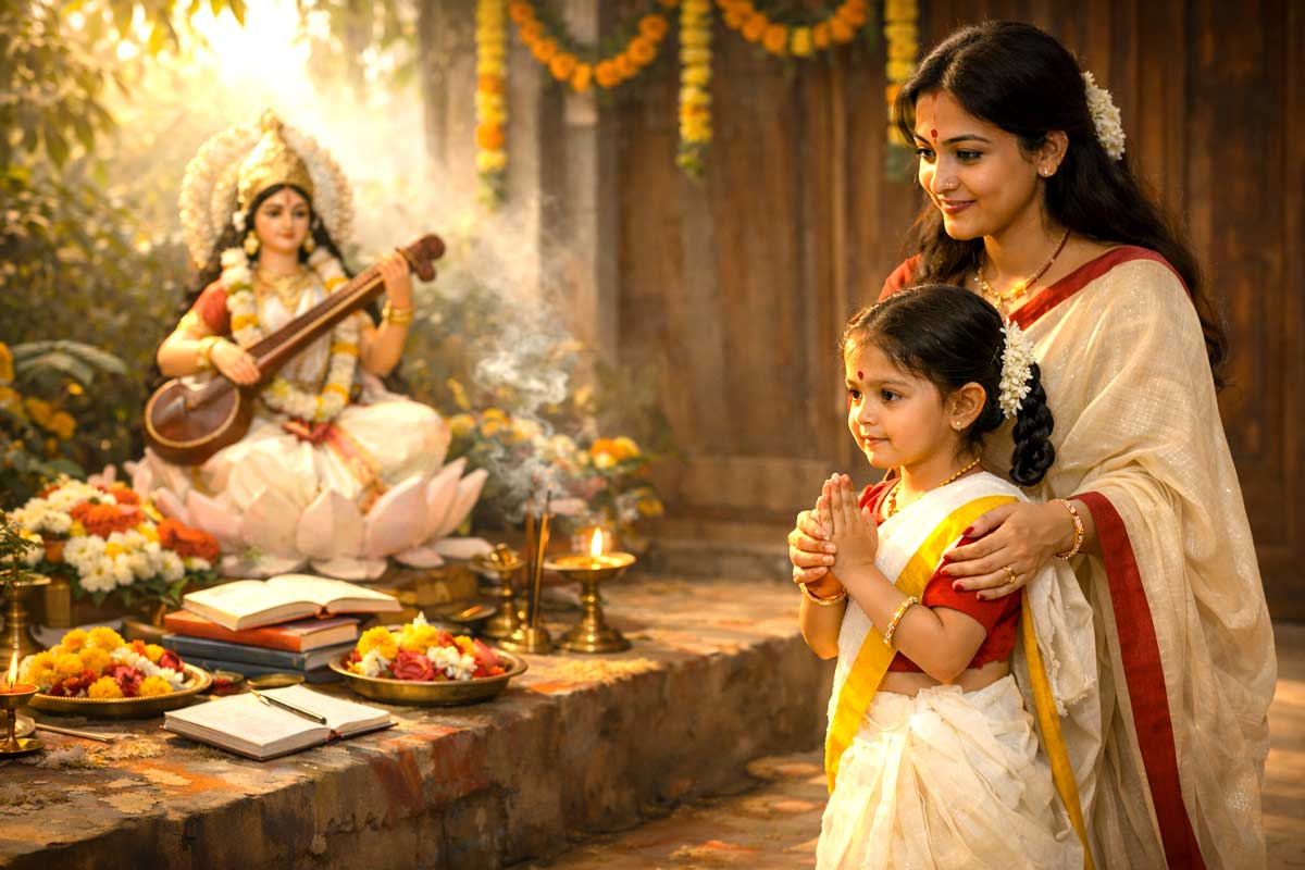 বাজার কাঁপাচ্ছে ডিজাইনার শাড়ি-ব্লাউজ, এবার সরস্বতী পুজোয় খুদের সাজে থাক স্পেশাল টাচ