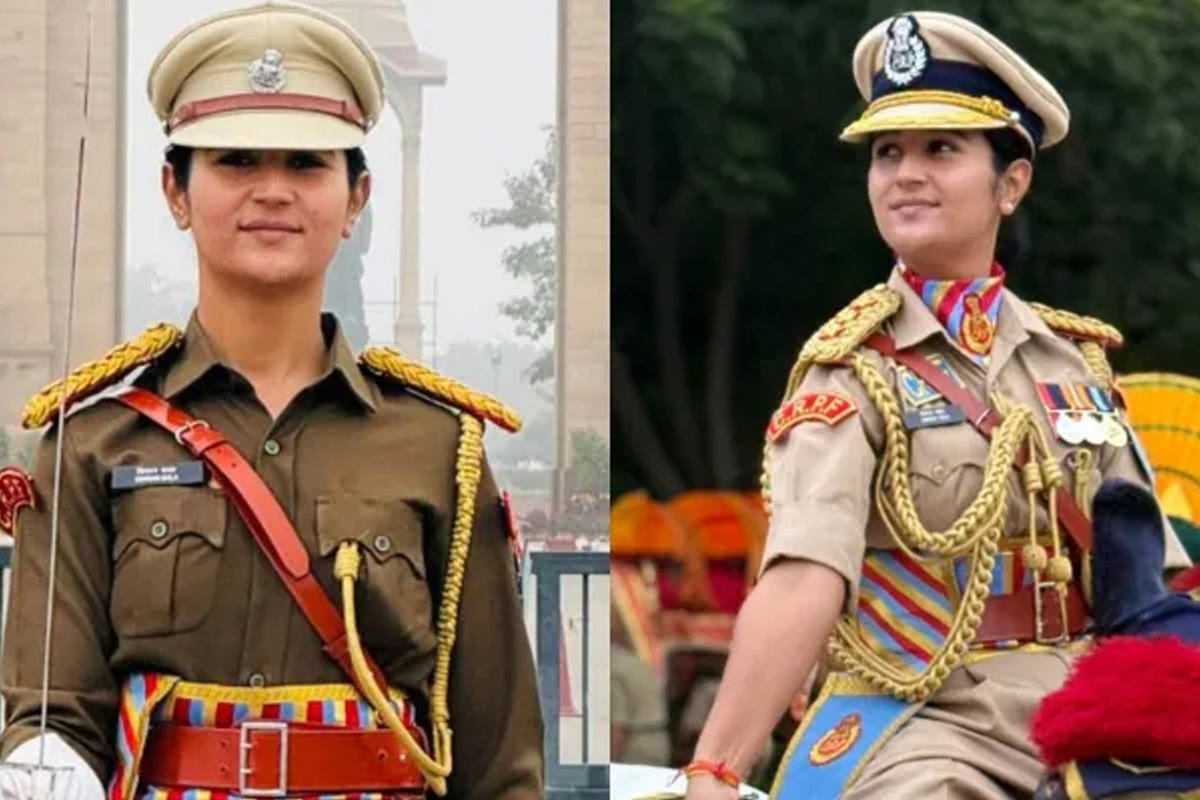 যুদ্ধবিধ্বস্ত কাশ্মীর থেকে কর্তব্য পথে, পুরুষদের CRPF ইউনিটকে নেতৃত্ব দিয়ে ইতিহাস সিমরনের