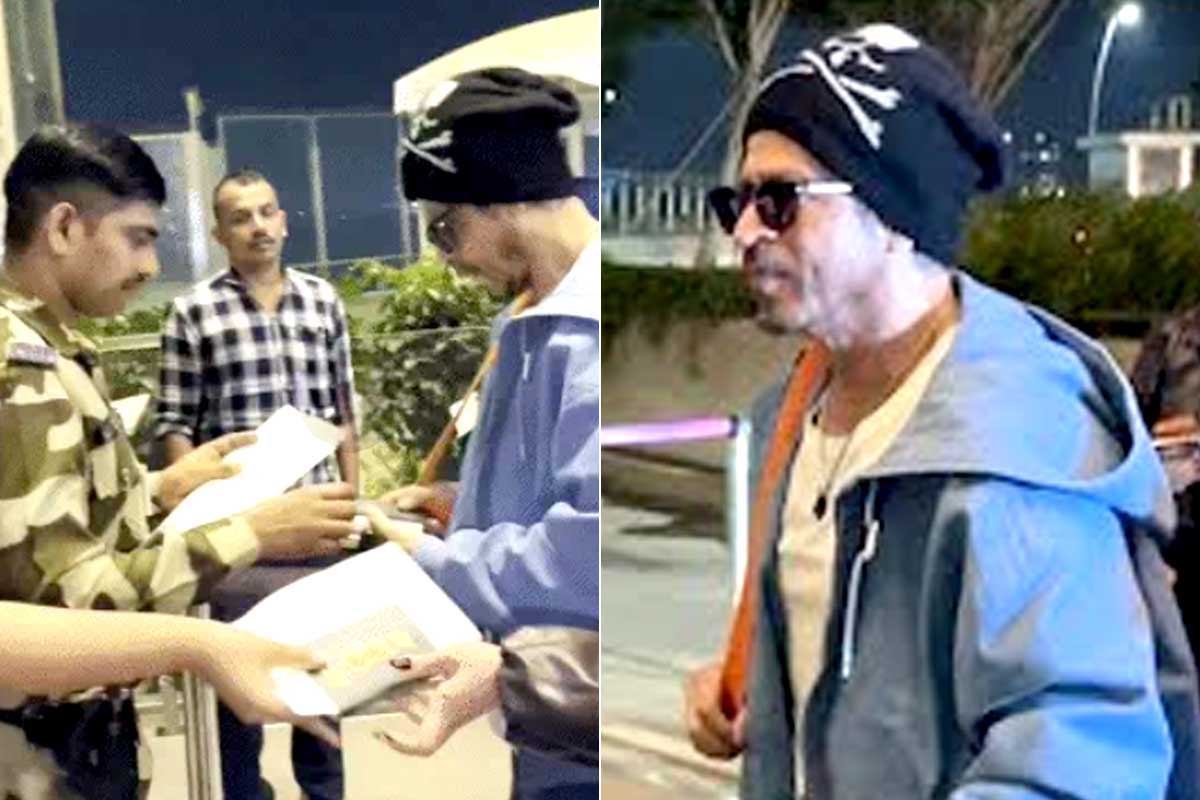 বিমানবন্দরে শাহরুখকে ‘আটকে’ তল্লাশি, নিরাপত্তারক্ষীদের সামনে কী করলেন বাদশা?