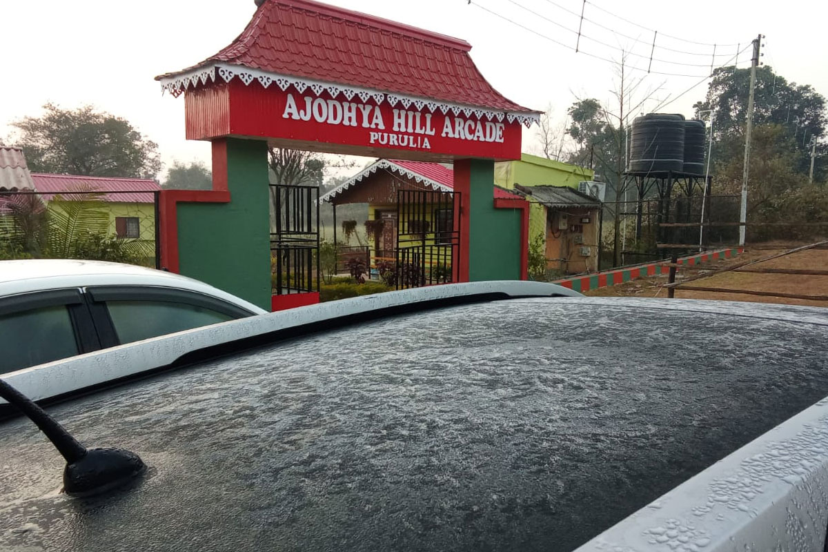Snowfall in Purulia