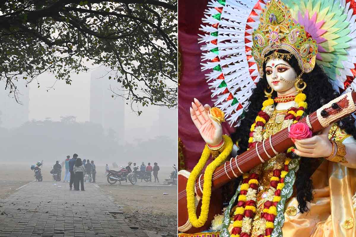 বসন্ত পঞ্চমীতে ফের পারা পতন, নতুন করে শহরজুড়ে শীতের মরশুম!