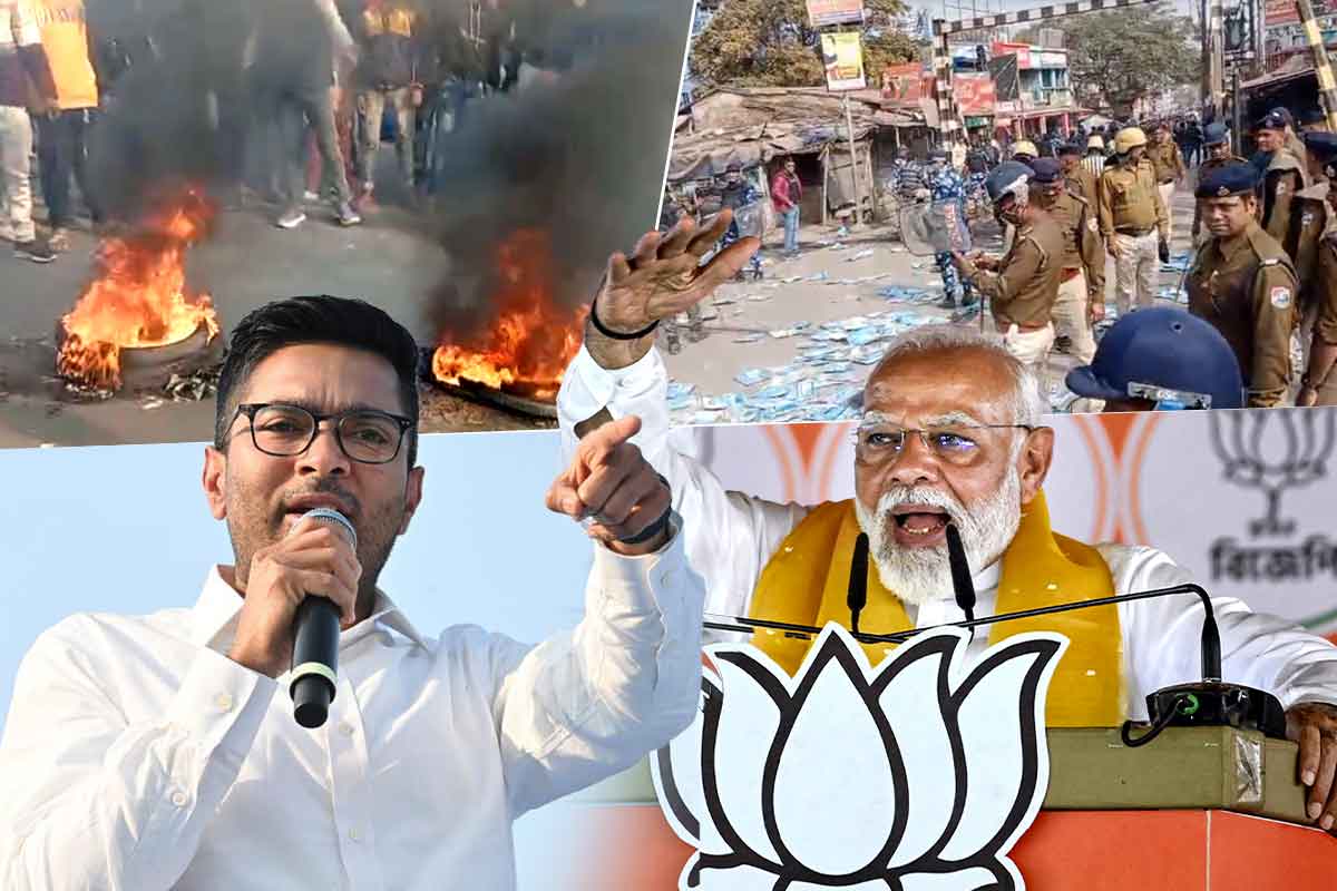 বেলডাঙায় গুন্ডাগিরি! মোদির অভিযোগে পালটা তোপ অভিষেকের