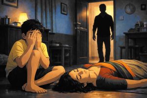 ঘরে পড়ে মায়ের দেহ, গলায় জড়ানো রুমাল…বাবার কীর্তি ফাঁস করল ১০ বছরের পুত্র