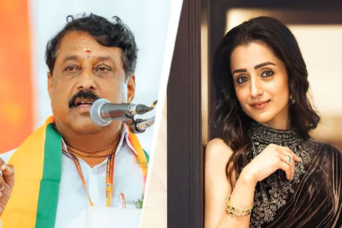 তৃষা কৃষ্ণনকে জড়িয়ে বিজয়কে কটাক্ষ, চাপে পড়ে ক্ষমা চাইলেন তামিলনাড়ুর বিজেপি সভাপতি