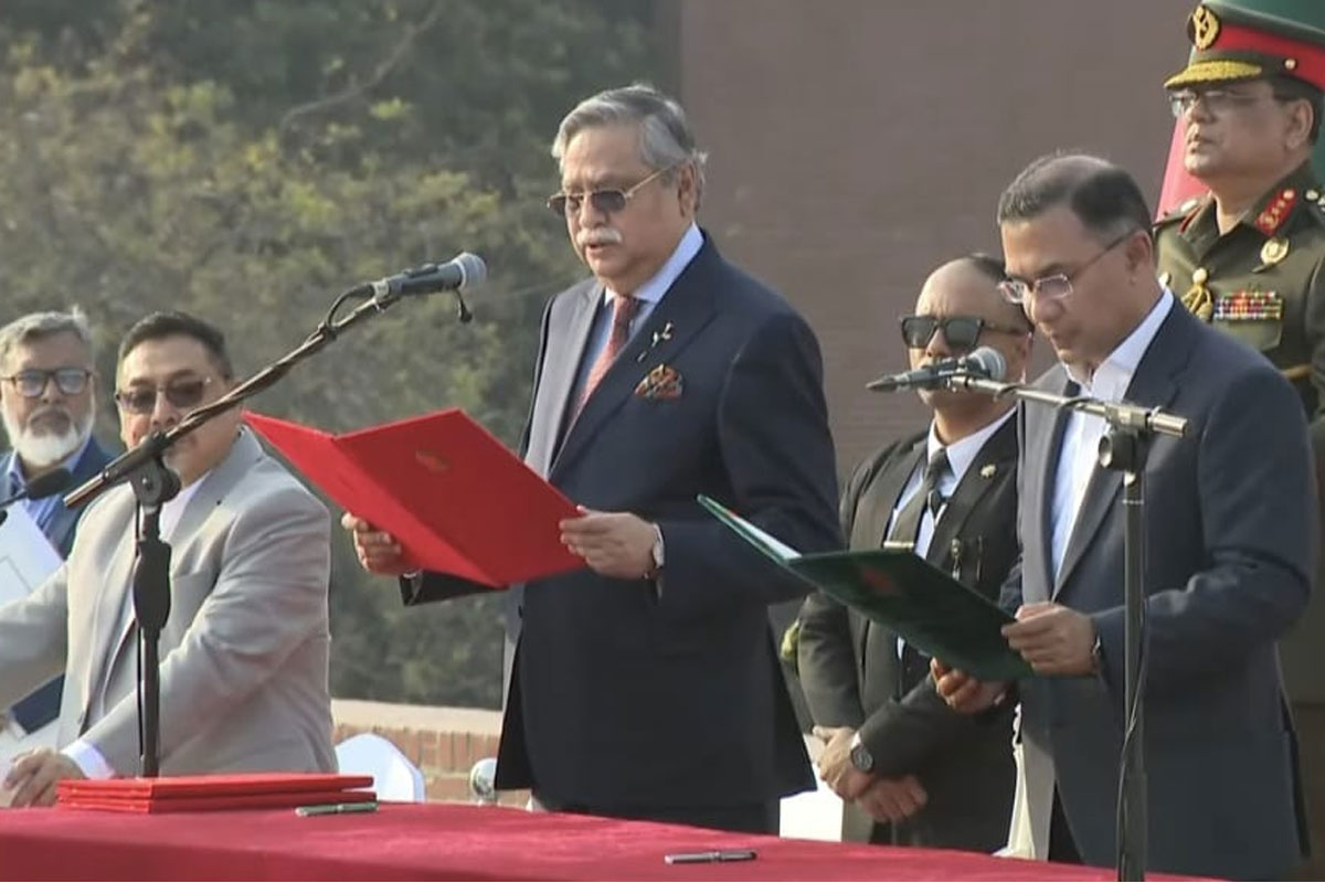 Tarique Rahman takes oath as PM of Bangladesh