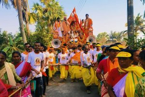 ভক্তি ও লোকসংস্কৃতির মেলবন্ধন, মন্মথপুরে সুসম্পন্ন ১১তম প্রণব রথযাত্রা