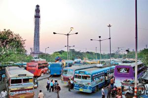 সরল ধর্মতলার শতাব্দীপ্রাচীন ‘এল ২০ বাসস্ট্যান্ড’, এবার বাস ধরবেন কোথা থেকে?