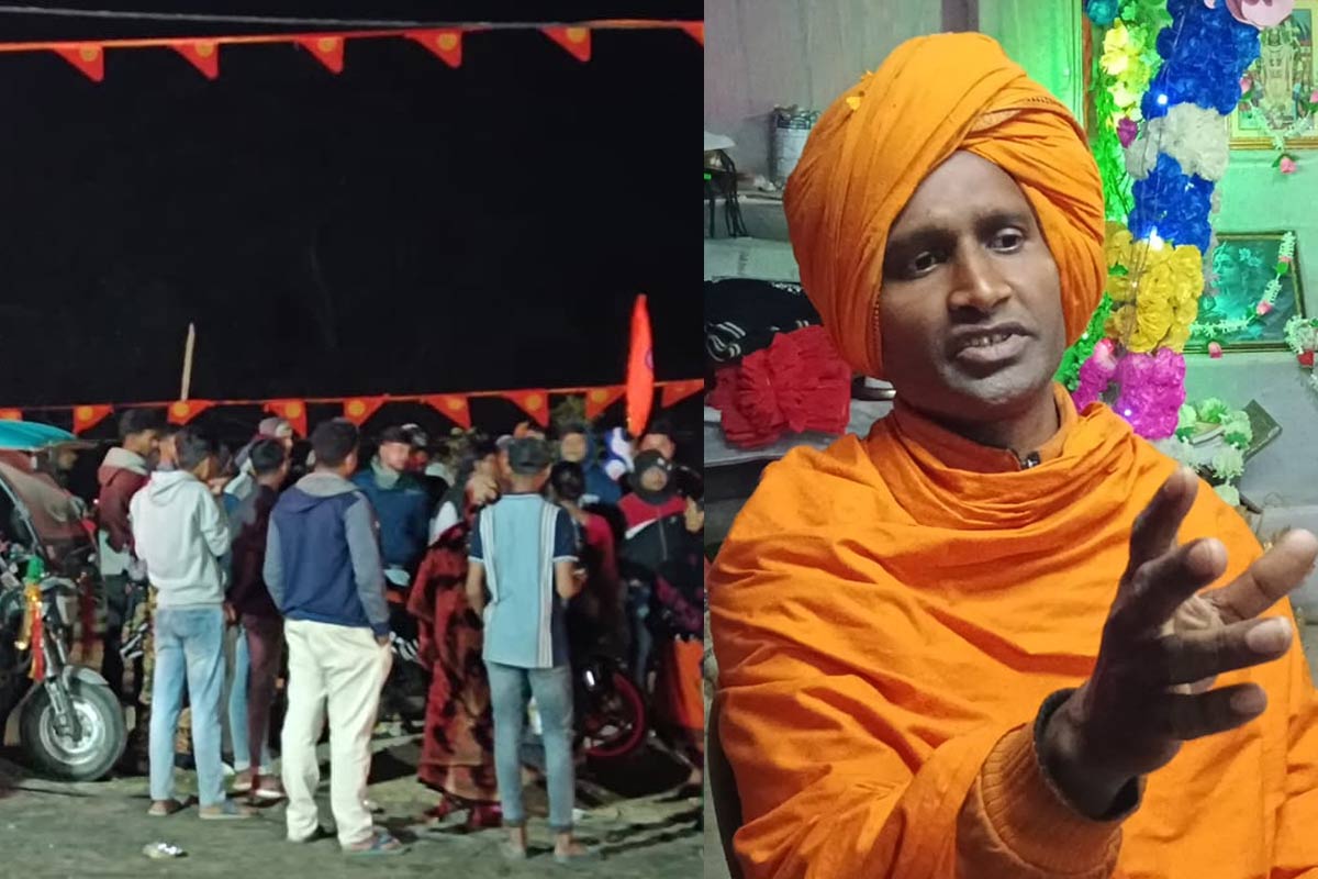 ‘জয় শ্রীরাম’ বলতেই মহারাজের উপর হামলা! আরএসএসের অনুষ্ঠান ঘিরে রণক্ষেত্র ভগবানপুর