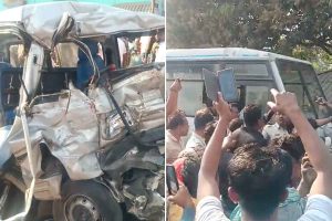 ট্রাকের ধাক্কায় দুমড়ে গেল মারুতি! উচ্চ মাধ্যমিকের ডিউটি সেরে ফেরার পথে মৃত্যু শিক্ষিকার