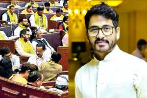 দ্বিতীয় ‘বিবাহ অভিযান’ বিতর্কের পর বিধানসভায় হিরণ, ‘অ্যাটেনডেন্স’ দিয়ে কী বললেন বিজেপির ‘মাচো’ বিধায়ক?