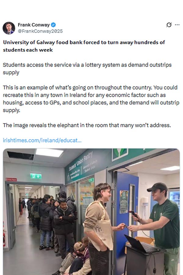 Viral photo of Indian students at an Irish food bank sparks backlash