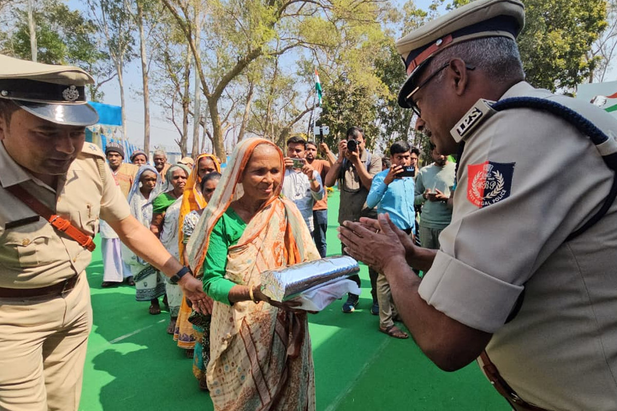 DG's message of peaceful election in Jhargram