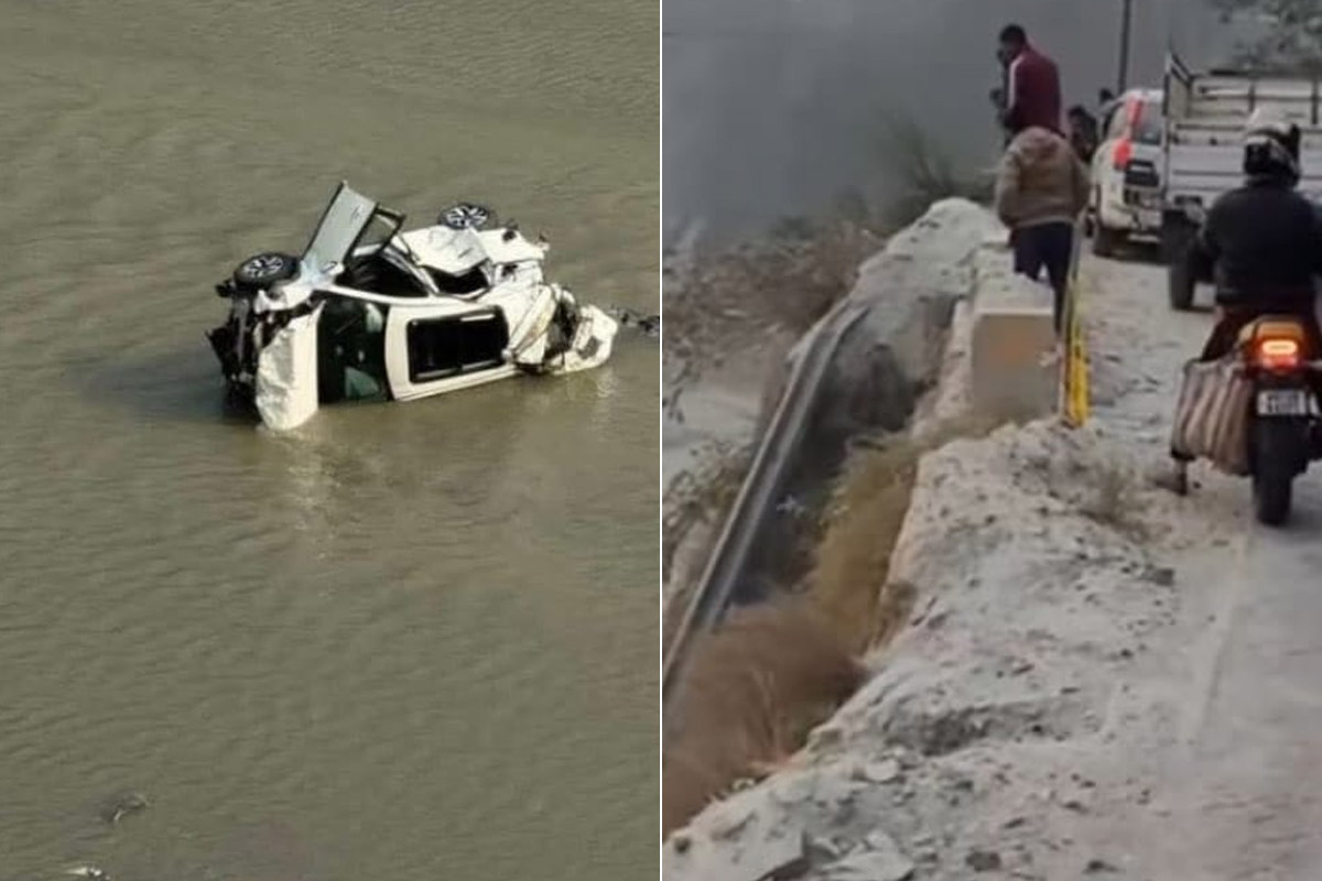 বিয়েবাড়ি যাওয়ার পথে তিস্তায় পড়ল গাড়ি, মর্মান্তিক দুর্ঘটনায় মৃত ২, আহত আরও ২