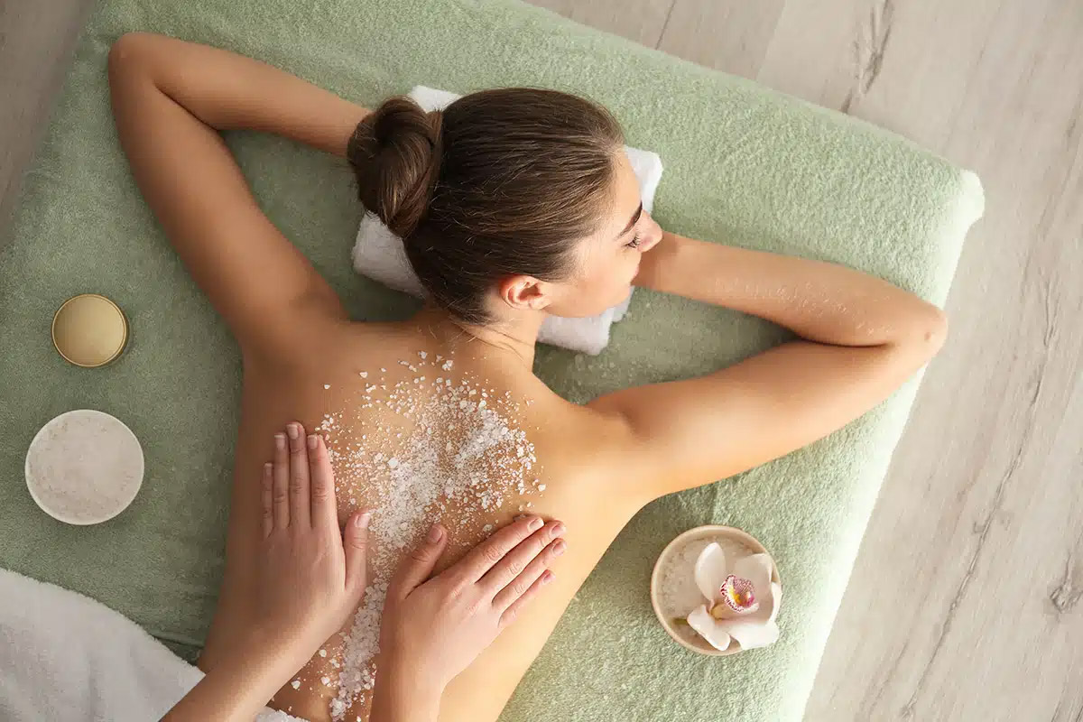 DIY hair removal scrubs