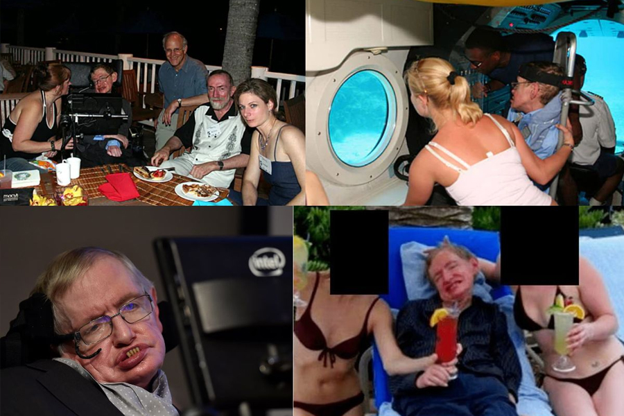 Epstein Files: Stephen Hawking seen between bikini-clad women