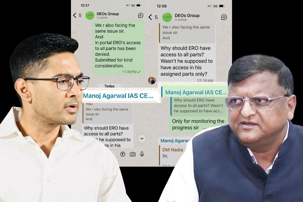‘সুপ্রিম’ নির্দেশের পরও SIR-এ নিষ্ক্রিয় ইআরও! এবার মনোজ আগরওয়ালের চ্যাট ফাঁস অভিষেকের