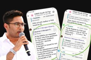 ‘সুপ্রিম’ নির্দেশের পরও জারি হোয়াটসঅ্যাপ নির্দেশিকা! কমিশনকে বিঁধে প্রমাণ-সহ পোস্ট অভিষেকের