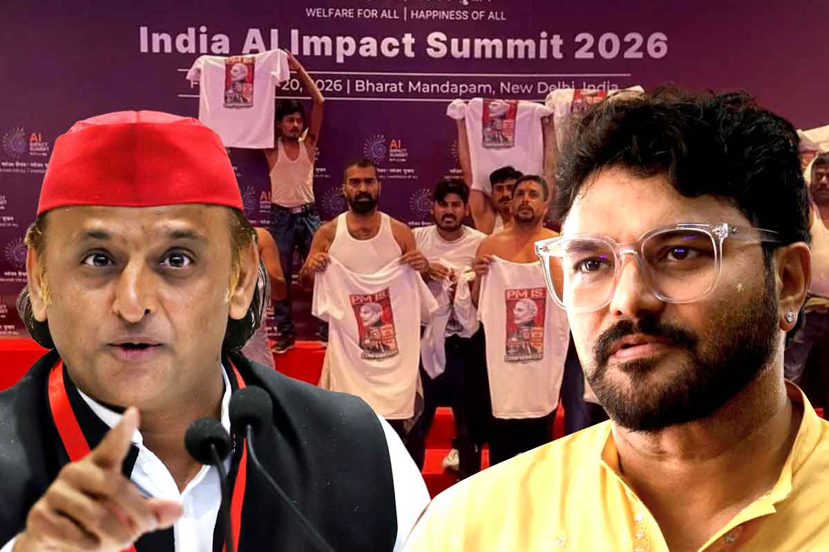 দিল্লির এআই সম্মেলনে অর্ধনগ্ন প্রতিবাদ যুব কংগ্রেসের, দেশের অপমান নিয়ে সরব বাবুল-অখিলেশ