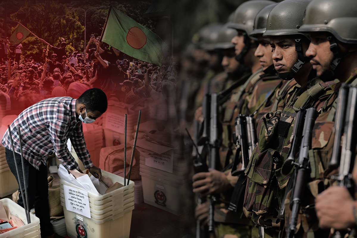 ভোটের বাংলাদেশেও অশান্তি, কড়া নজরদারিতে নির্বাচন প্রস্তুতি