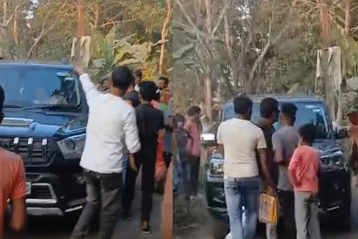 বিজেপি বিধায়ক অশোক কীর্তনীয়ার গাড়ি ভাঙচুর, স্ত্রীর উপর হামলা! উত্তেজনা বনগাঁয়