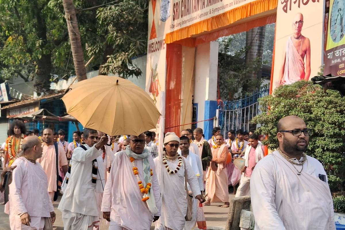 ভক্তি ও দর্শনের মেলবন্ধন, বাগবাজারে দ্বাদশ শ্রীচৈতন্য জন্মোৎসবের সূচনা