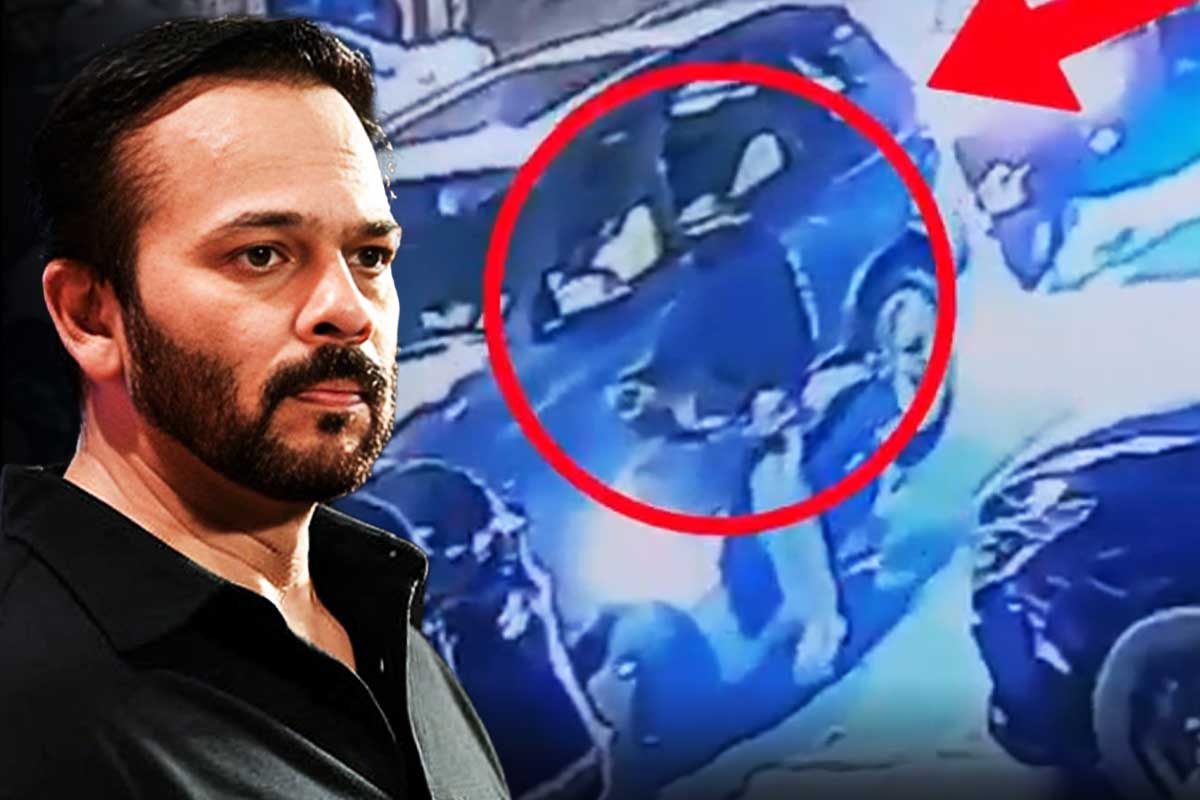মুখে রুমাল জড়িয়ে পরপর গুলি, রোহিত শেট্টির বাড়িতে হামলা তদন্তে পুলিশের হাতিয়ার সেই সিসিটিভি ফুটেজ