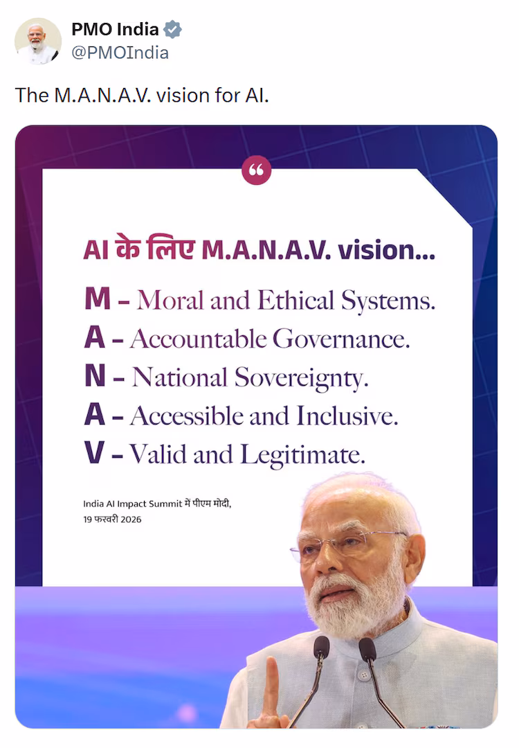 PM Narendra Modi shared MANAV vision