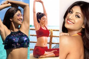 পিঠের ব্যথা দূরে সরাবে ‘টাইগার পোজ’, ‘ব্যাঘ্রাসন’-এ তাক লাগালেন শিল্পা শেট্টি