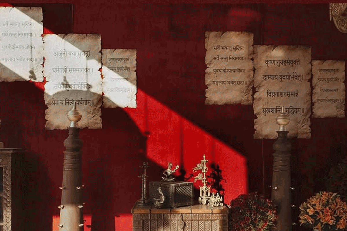 বিজয়-রশ্মিকার বিবাহ বাসরের সাজে তামিল সংস্কৃতির ছোঁয়া, প্রকাশ্যে মনকাড়া অদেখা ছবি